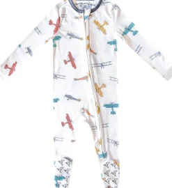 Copper Pearl Zip-up Footie - Ace (12-18M)