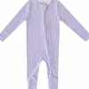 Copper Pearl Zip-up Footie, Periwinkle (12-18M)