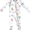 Copper Pearl Zip-up Footie - Ace (3-6M)