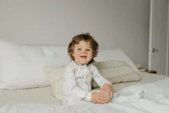 Copper Pearl Zip-up Footie - Ace (3-6M)