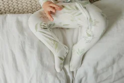 Copper Pearl Zip-up Footie - Haven (6-12M)