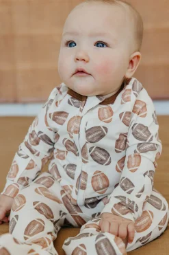 Copper Pearl Zip-up Footie - Blitz (18-24M)
