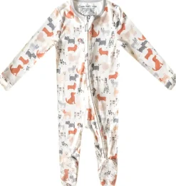 Copper Pearl Zip-up Footie - Rufus (18-24M)