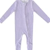 Copper Pearl Zip-up Footie - Periwinkle (18-24M)