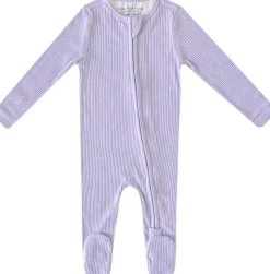 Copper Pearl Zip-up Footie - Periwinkle (18-24M)