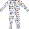 Copper Pearl Zip-up Footie - Diesel (18-24M)
