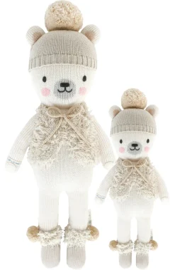 Cuddle+Kind Hand Knit Doll - Mini Stella the Polar Bear, 13