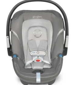 Cybex Aton 2 SensorSafe Lightweight Infant Car Seat with Load Leg - Denim Blue