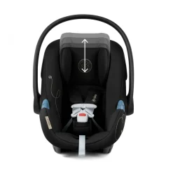 Cybex Aton G Swivel SensorSafe Infant Car Seat - Moon Black