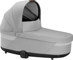 Cybex Balios S Lux 2 Stroller + Cot S Lux 2 Bundle - Silver Frame / Lava Grey