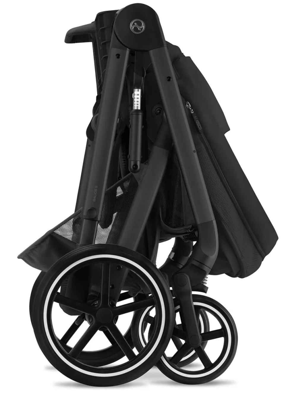 Cybex Balios S Lux Full Size Stroller + Cot S Bassinet Bundle (One Box) - All Black