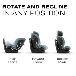 Cybex Callisto G 360 Rotating All-in-One Convertible Car Seat - Stormy Blue