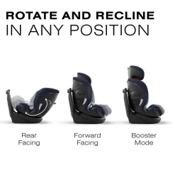 Cybex Callisto G 360 Rotating All-in-One Convertible Car Seat - Ocean Blue
