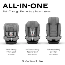 Cybex Callisto G 360 Rotating All-in-One Convertible Car Seat - Stone Grey
