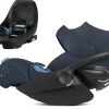 Cybex Cloud G Basic Comfort Extend Reclining Infant Car Seat with Anti-Rebound Bar - Ocean Blue