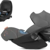 Cybex Cloud G Lux SensorSafe Comfort Extend Reclining Infant Car Seat - Lava Grey