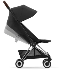 Cybex COYA Compact Stroller + Cloud G Lux SensorSafe Travel System Bundle - Rose Gold / Sepia Black / Moon Black