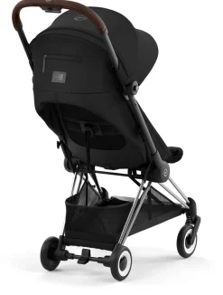 Cybex COYA Compact Stroller + Cloud G Lux SensorSafe Travel System Bundle - Rose Gold / Sepia Black / Moon Black