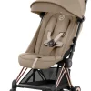Cybex COYA Compact Stroller - Rose Gold / Cozy Beige
