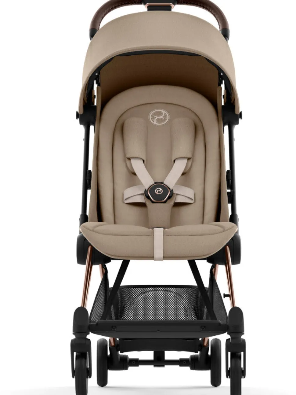 Cybex COYA Compact Stroller - Rose Gold / Cozy Beige