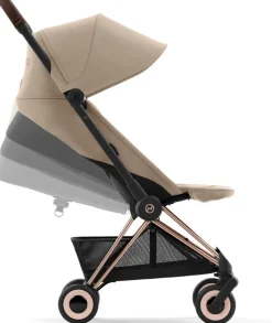Cybex COYA Compact Stroller - Rose Gold / Cozy Beige