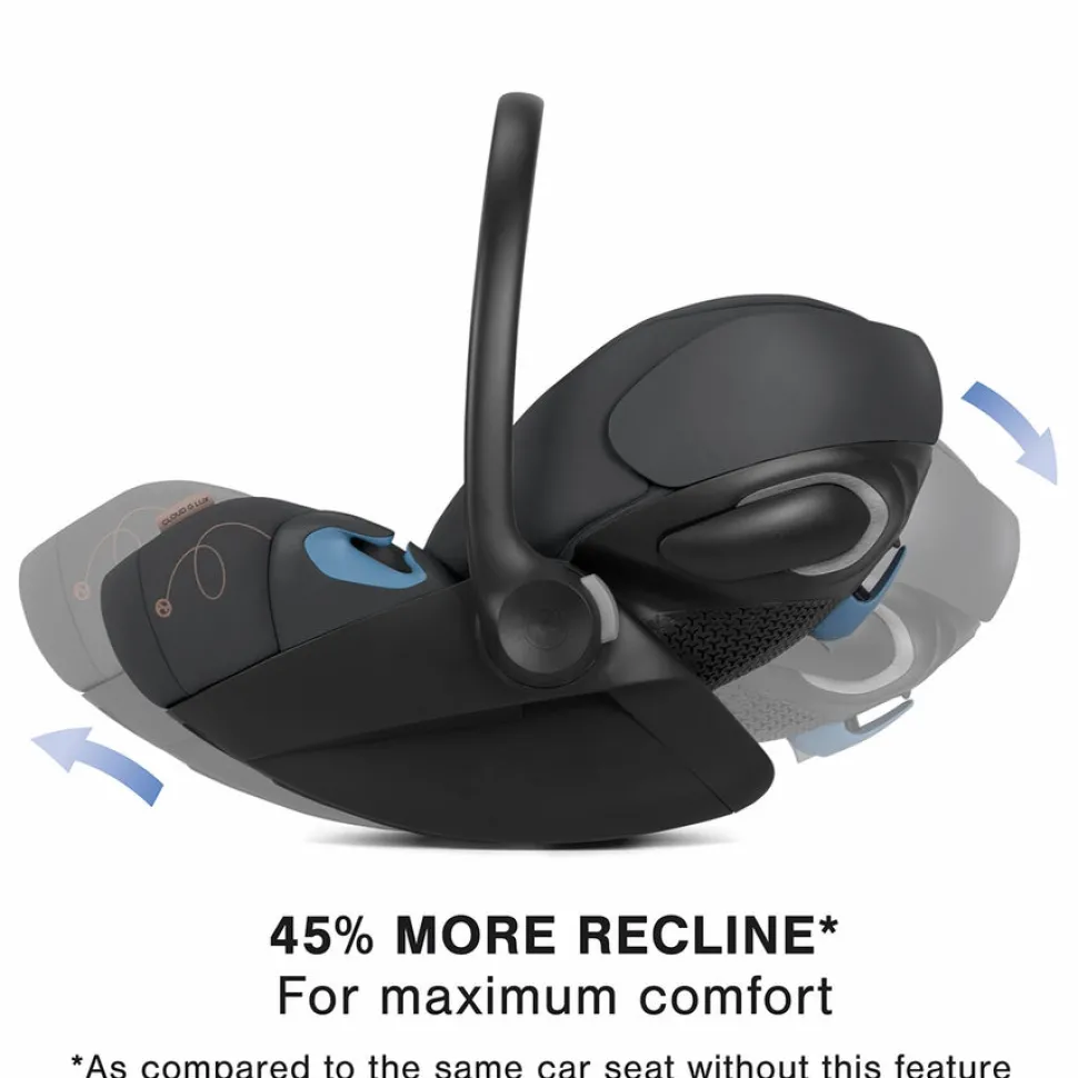 Cybex eGazelle S + Cloud G Lux SensorSafe Travel System Bundle - Black Frame / Moon Black / Moon Black