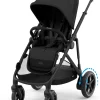 Cybex eGazelle S Electronic Assist Stroller - Black Frame / Moon Black