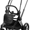 Cybex ePriam 2 Electronic Assist Stroller Frame - Matte Black / Black