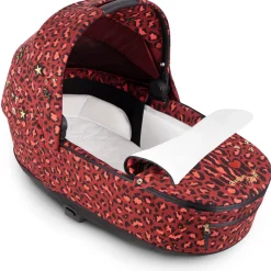 Cybex ePriam 2 Electronic Assist Complete Stroller with Lux Bassinet Bundle - Rockstar by Alec Voelkel