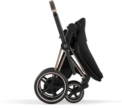 Cybex ePriam 2 Electronic Assist Stroller (One Box) - Rose Gold / Brown / Deep Black