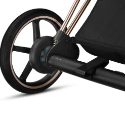 Cybex ePriam Electronic Assist Stroller - Rose Gold/Manhattan Grey