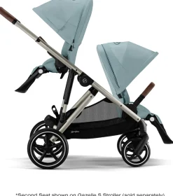 Cybex Gazelle S Second Seat - Taupe Frame / Sky Blue