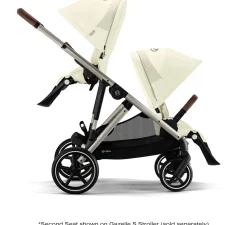 Cybex Gazelle S Second Seat - Taupe Frame / Seashell Beige