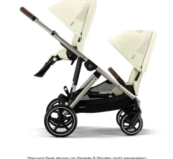 Cybex Gazelle S Second Seat - Taupe Frame / Seashell Beige