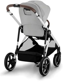 Cybex Gazelle S Single-to-Double Stroller - Silver Frame / Lava Grey
