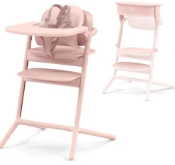 Cybex LEMO 2 High Chair Set + Training Tower Bundle - Pearl Pink