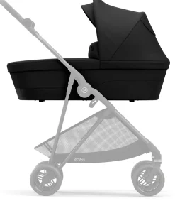 Cybex Melio 2.0 Cot - Deep Black (Albee Exclusive)