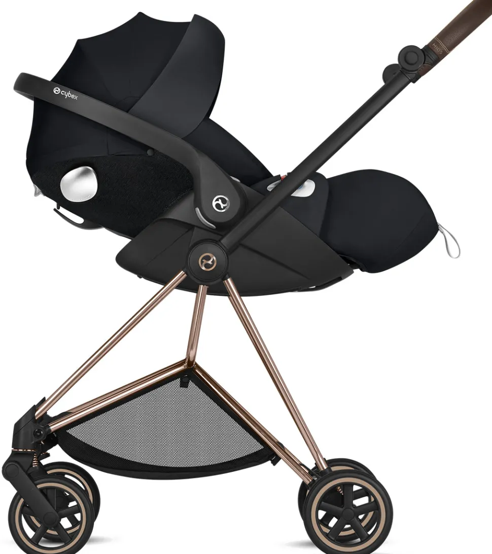 Cybex Mios 2 Complete Stroller - Chrome/Black/Indigo Blue