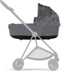 Cybex Mios 3 Lux Carry Cot - Simply Flowers Dream Grey