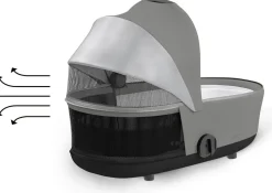 Cybex Mios 3 Lux Carry Cot - Soho Grey