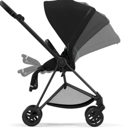 Cybex Mios 3 Stroller (One Box) - Matte Black / Black / Deep Black