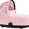 Cybex Mios Lux Carry Cot - Simply Flowers - Pale Blush