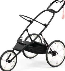 Cybex OPEN BOX AVI Jogging Stroller Frame - Black with Pink Details