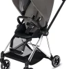 Cybex OPEN BOX Mios 2 Complete Stroller - Chrome/Black/Manhattan Grey