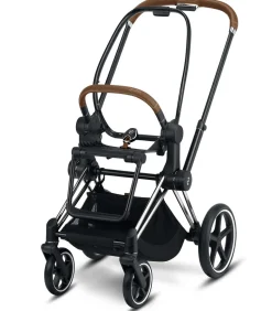 Cybex OPEN BOX Priam 3 Frame - Chrome/Brown