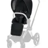 Cybex OPEN BOX Priam 3 Seat Fabric - Premium Black