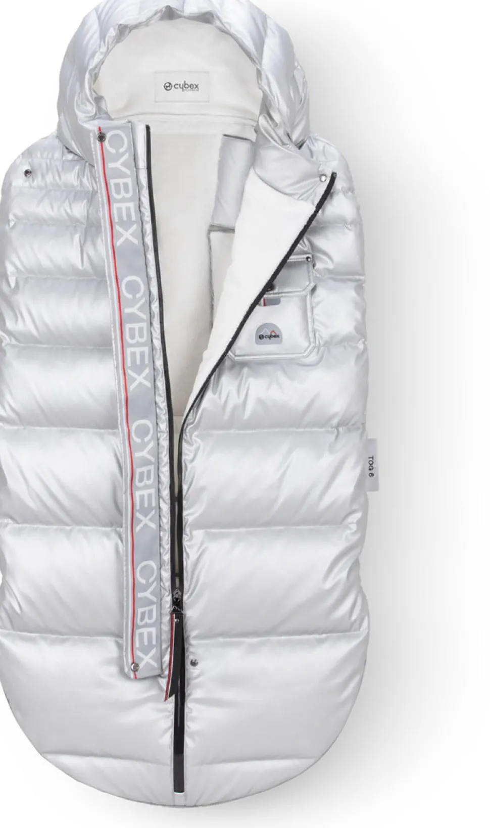 Cybex Platinum Winter Footmuff - Arctic Silver