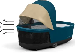 Cybex Priam 4 / ePriam 2 Lux Carry Cot - Mountain Blue