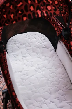 Cybex Priam 4 Complete Stroller with Lux Bassinet Bundle - Rockstar by Alec Voelkel