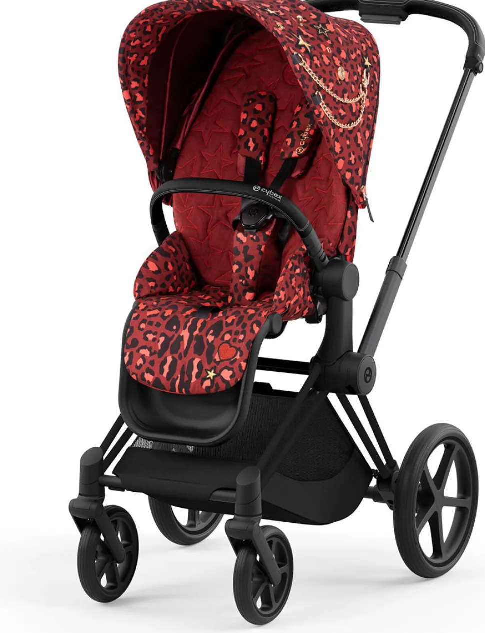 Cybex Priam 4 Complete Stroller Bundle - Rockstar by Alec Voelkel